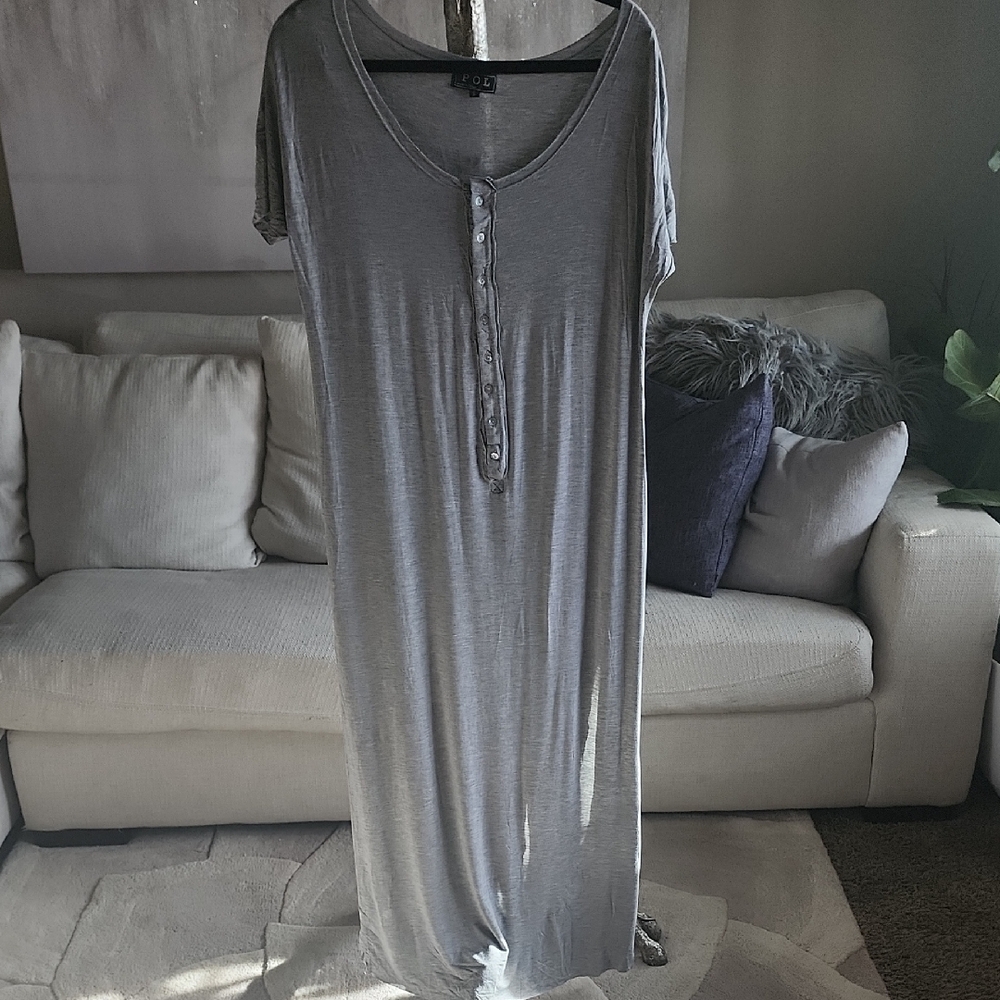 POL Light Gray Casual Top